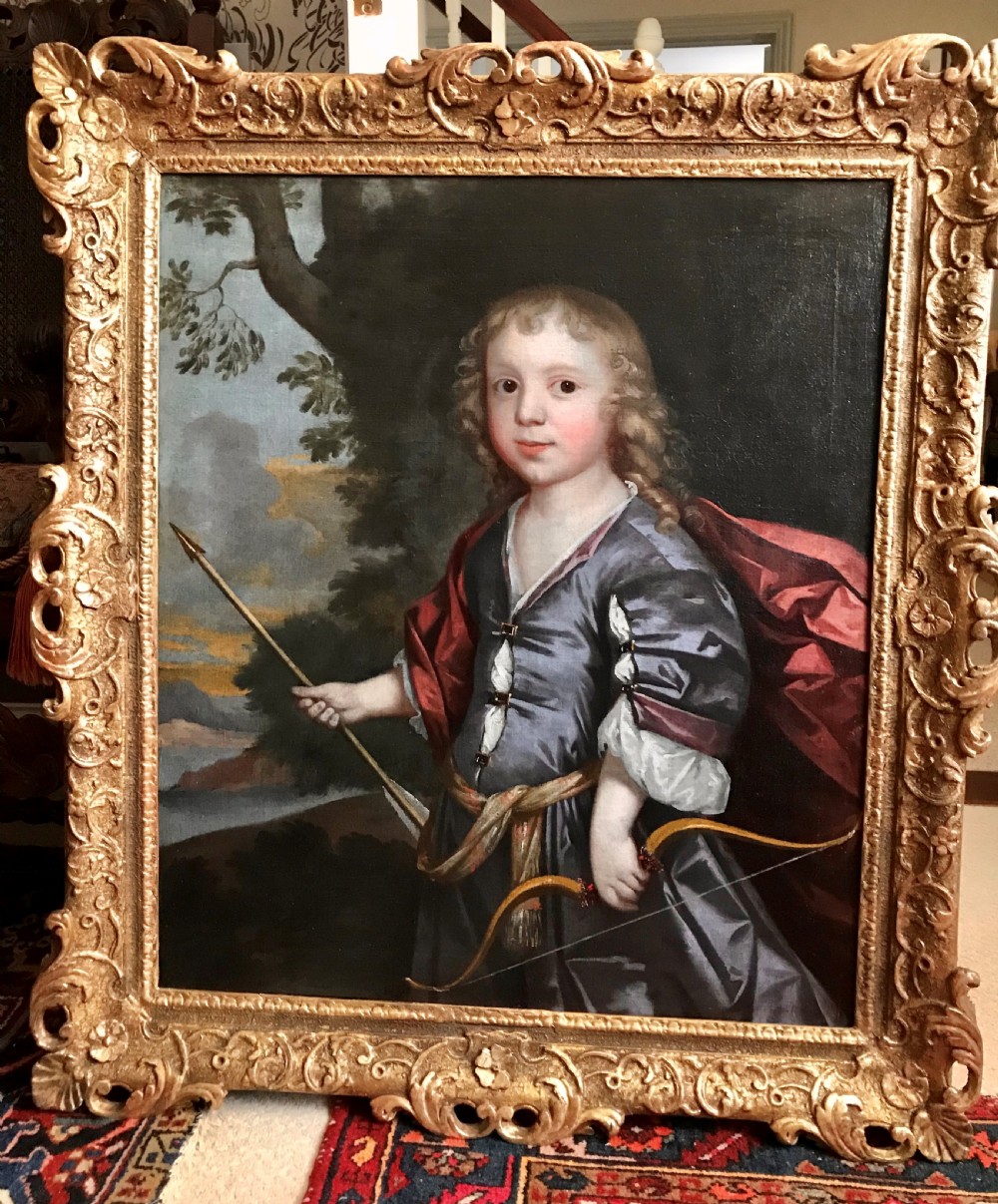 portrait of a young boy of the townshend family by charles jervas