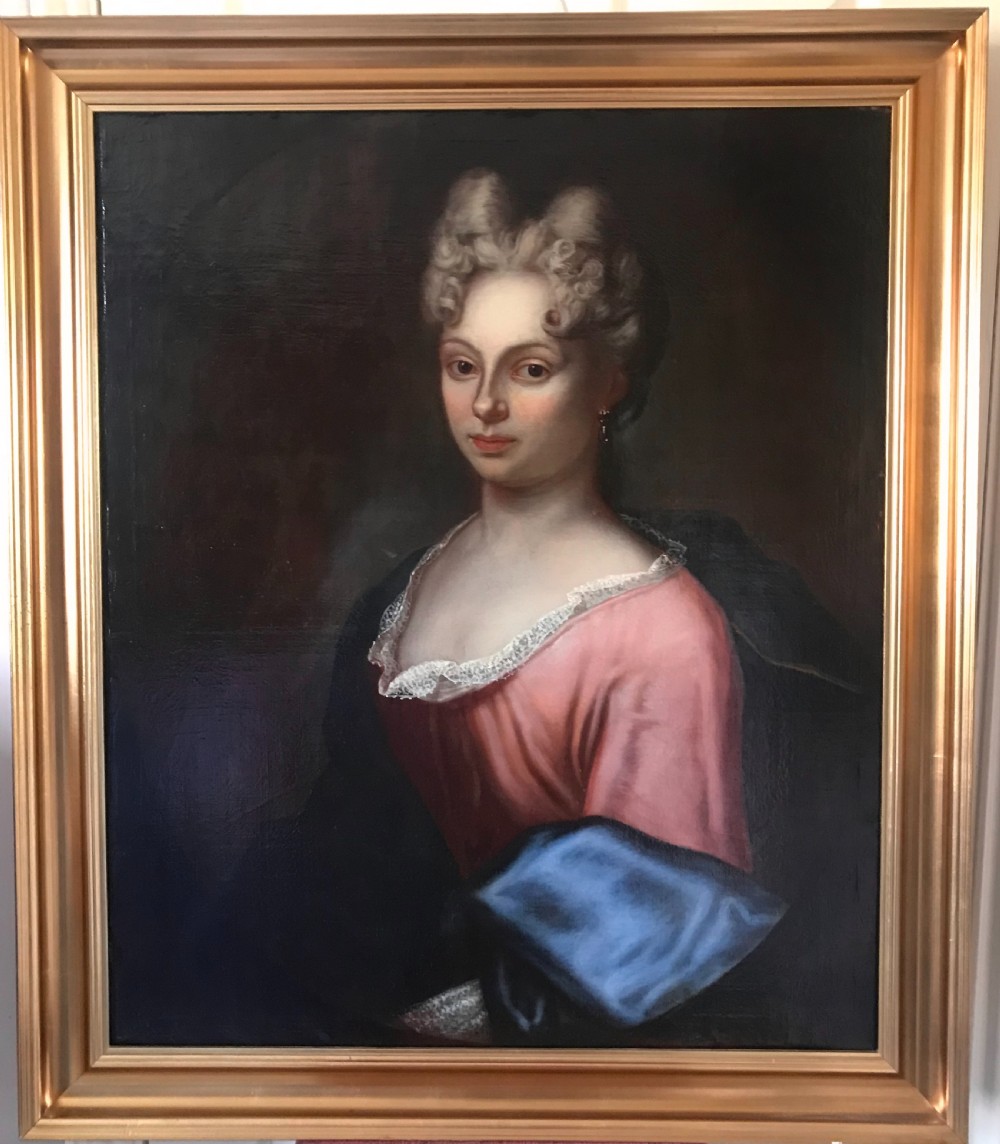 portrait of mette dorothea nielsdatter randulf c1712 norwegian school